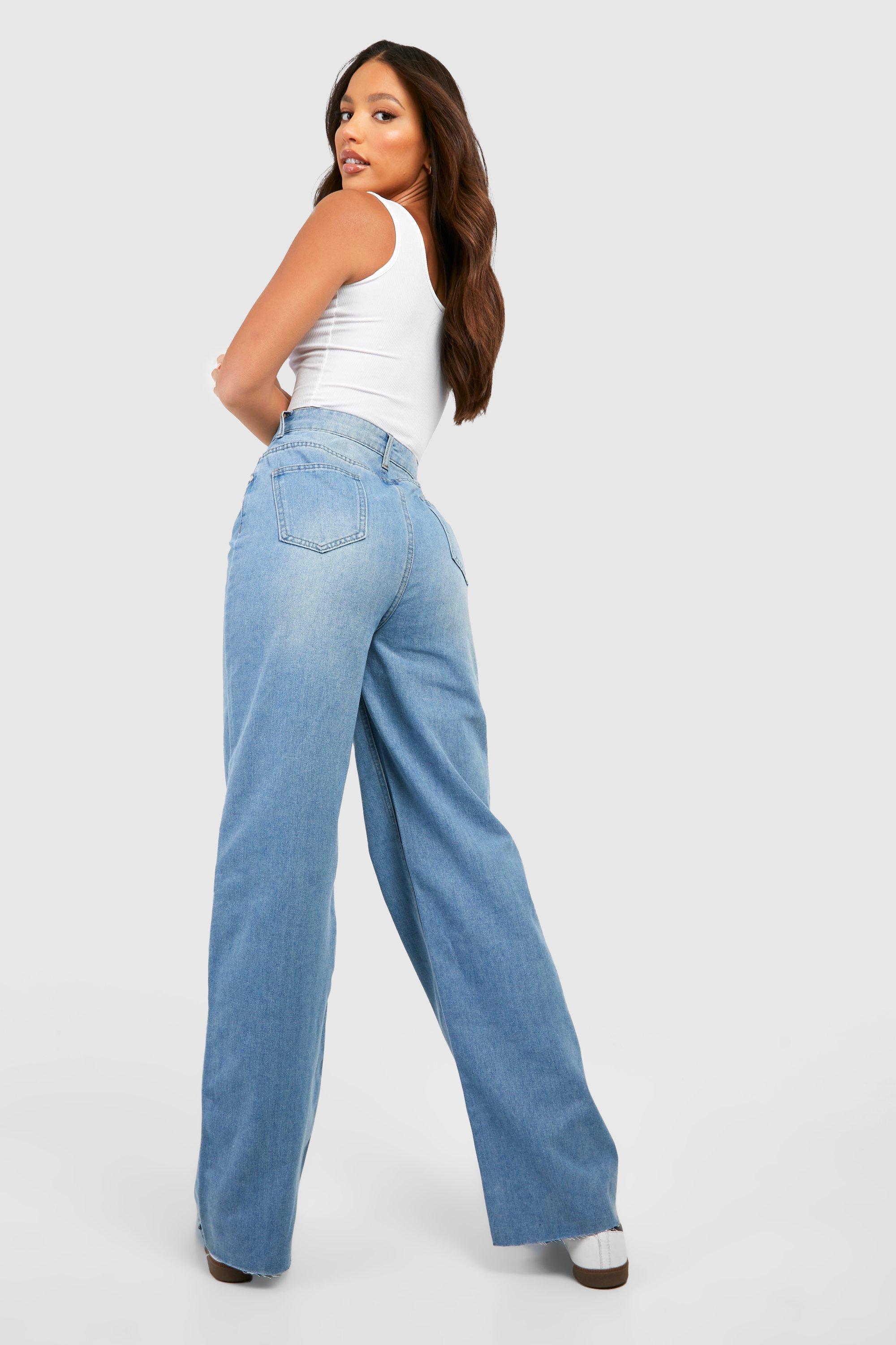 High best sale wide jeans